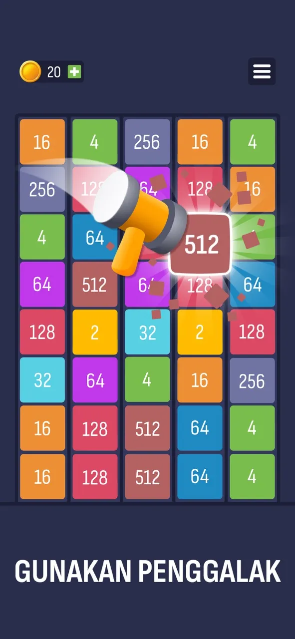 X2: Gabungan Nombor 2048 | Permainan | XWorld