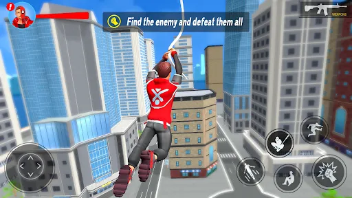 Flying Rope Fighter: Spider 3D | Permainan | XWorld