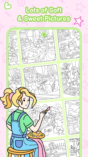 Cozy Girl Life: Coloring Book | Games | XWorld