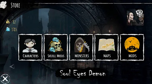 Soul Eyes Demon: Horror Skulls | เกม | XWorld