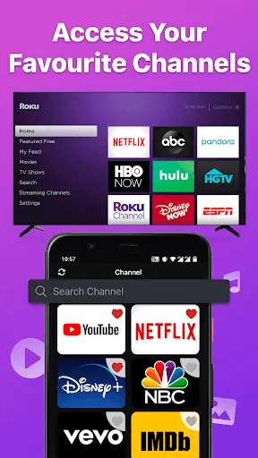 Control remoto para Roku TV | juego | XWorld