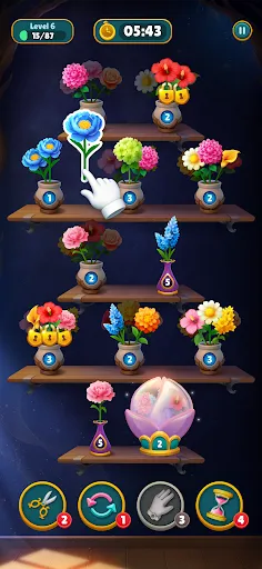 Magic Bloom Sort | Permainan | XWorld