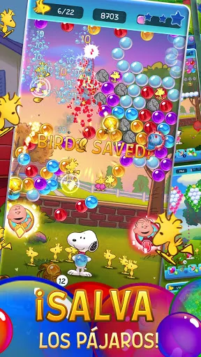 Bubble Shooter - Snoopy POP! | juego | XWorld