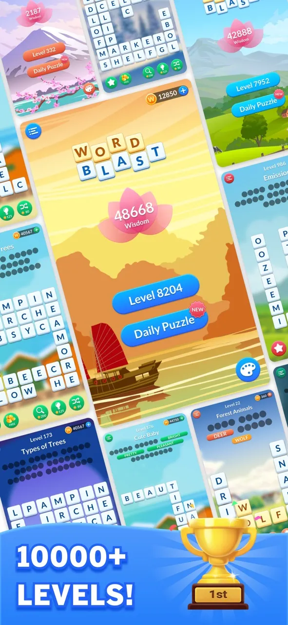 Word Blast: Search Puzzle Game | Games | XWorld