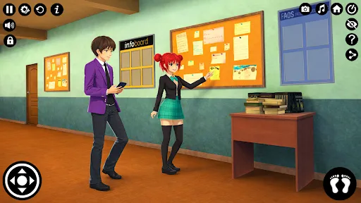 Anime Girl Sakura High School | Permainan | XWorld