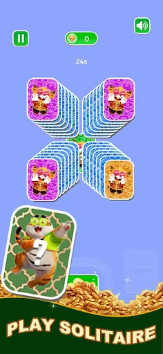 P Ganimal Solitaire | 游戏 | XWorld
