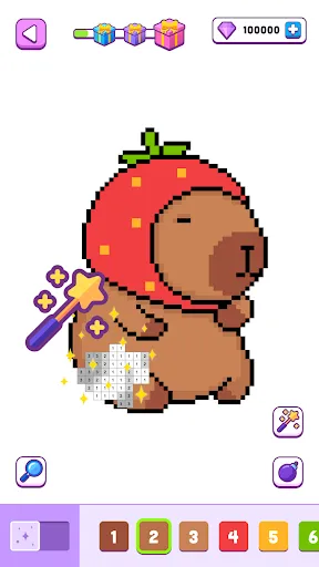 Pixel Number Cute Art | Permainan | XWorld