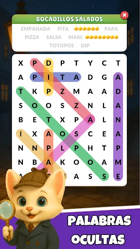 Sopa De Letras-Gato Historias | juego | XWorld