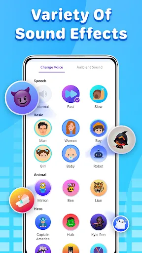 Voice Changer by Sound Effects | Games | XWorld