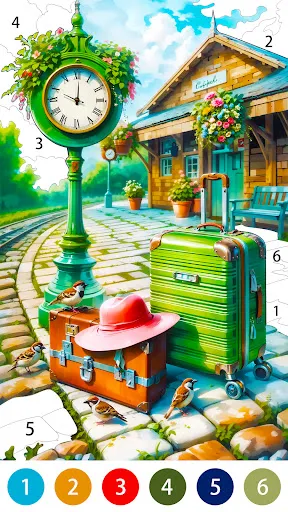 Vintage Color by Number Game | Игры | XWorld