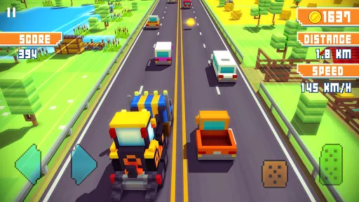 Blocky Highway: Traffic Racing | Permainan | XWorld