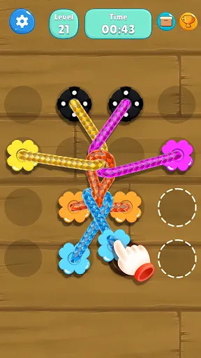 Tangled Line-Knot Untie Puzzle | Permainan | XWorld