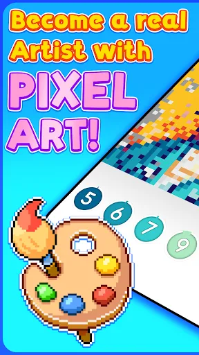 Warnai dengan Angka-Pixel Art | Permainan | XWorld