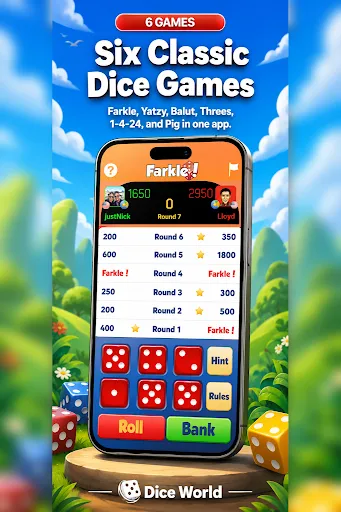 Dice World - 6 Games in One! | Games | XWorld