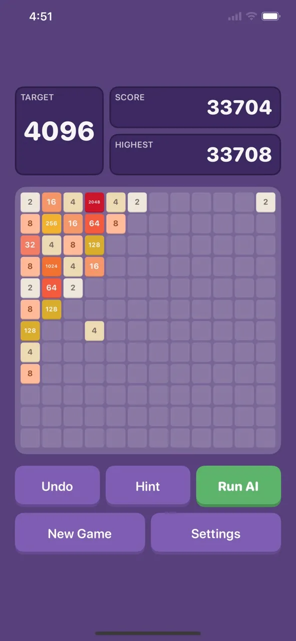 2048 AI - Play with AI solver | Permainan | XWorld 2048 AI - Play with AI solver | Permainan | XWorld