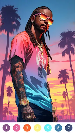 Rebel Gangster Coloring Pages | Игры | XWorld