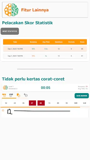 GMath: Deret Huruf/Angka & TWK | Permainan | XWorld