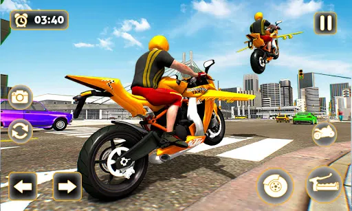 terbang motosikal teksi | เกม | XWorld