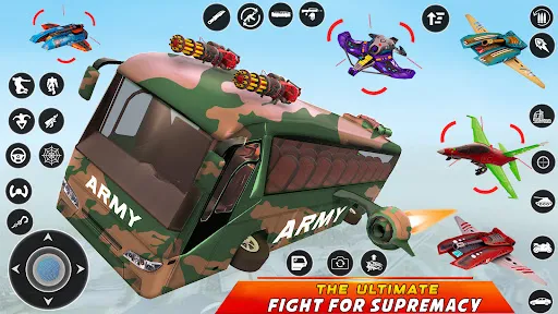 Army Bus Robot Car Game 3d | Games | XWorld