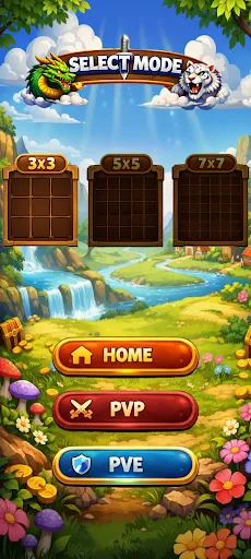 Dragon & Tiger – Tic Tac Toe | 游戏 | XWorld