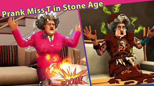 Scary Teacher 3D : Stone Age | Permainan | XWorld