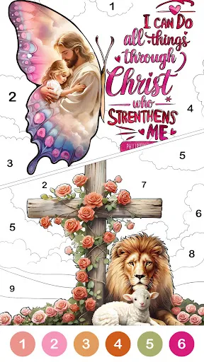 Bible Color - Color By Number | Games | XWorld