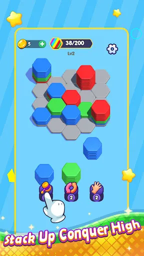 Hex Tower - Hive Stack | เกม | XWorld