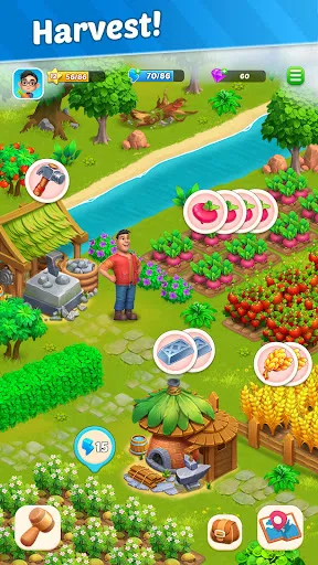 Đảo Đá Quý: Trò Chơi Nông trại | Games | XWorld