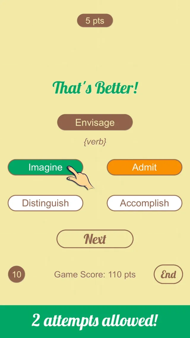 Synonyms Quiz | เกม | XWorld