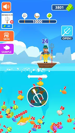 Dreamy Fishing-Harpoon Shooter | Permainan | XWorld