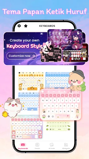 Tema Papan Ketik Font, Emoji | Permainan | XWorld Tema Papan Ketik Font, Emoji | Permainan | XWorld