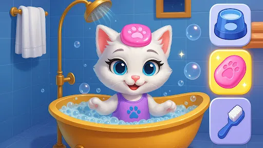 "Chăm sóc mèo Kitty dễ thương | Games | XWorld