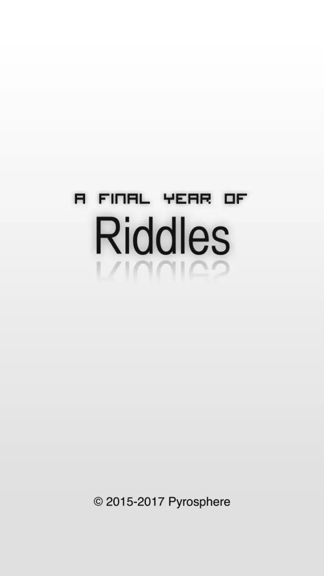 A Final Year of Riddles | Games | XWorld