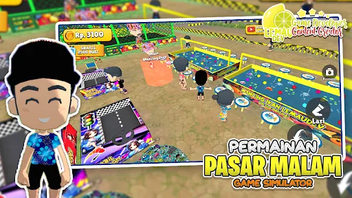 Simulator Game Pasar Malam 3D | Permainan | XWorld