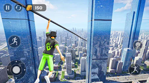 Going Up Parkour Rooftop Jump | Games | XWorld