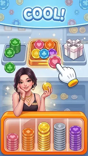 Chip Jam:Royal Sort | Permainan | XWorld