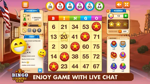 Bingo Country Ways: Live Bingo | Permainan | XWorld