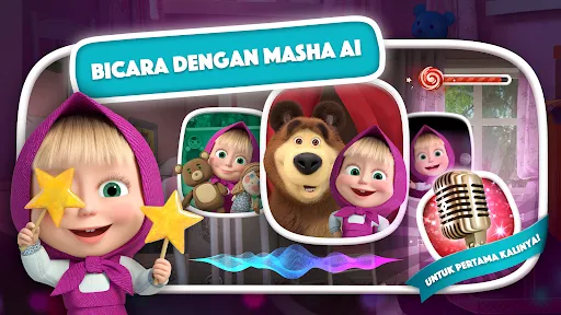 Masha and the Bear Talk & Play | Permainan | XWorld