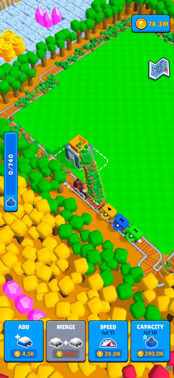 Train Miner: Keretapi Idle | Permainan | XWorld