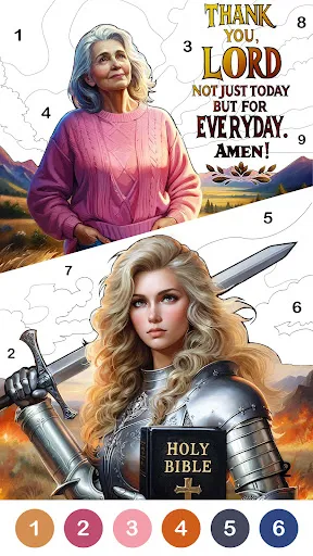 Bible Color Pintar por Números | 游戏 | XWorld