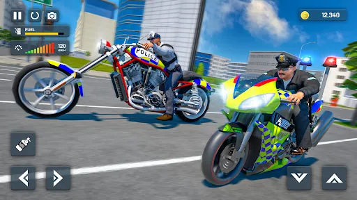 Game Balap Stunt Sepeda Polisi | Permainan | XWorld