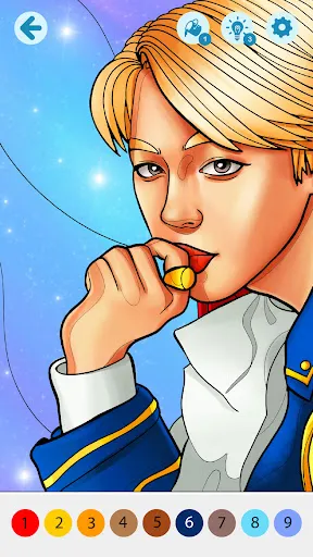 KPOP Idol Coloring by Numbers | Games | XWorld