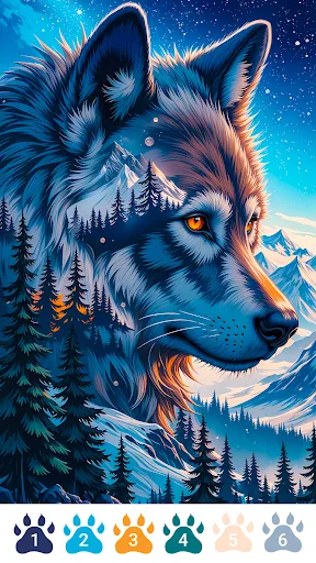 Дикая Природа-Рисуй по Цифрам | Игры | XWorld