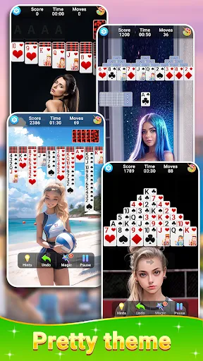 Solitaire Collection Girls | Игры | XWorld
