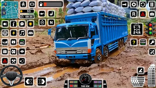 Sim kargo truk lumpur offroad | Permainan | XWorld