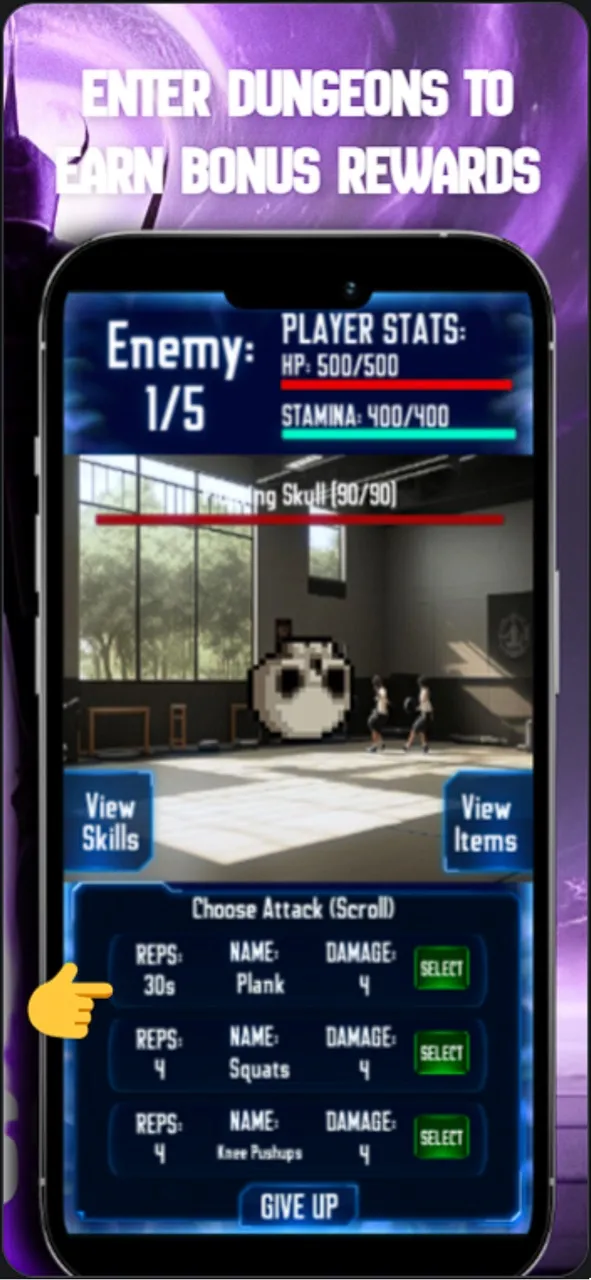 Level-UP : Fitness | Permainan | XWorld