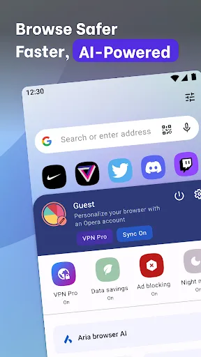 Opera browser with AI & VPN | Games | XWorld