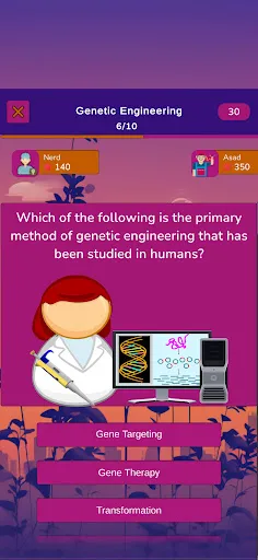Biotech Quiz | 游戏 | XWorld