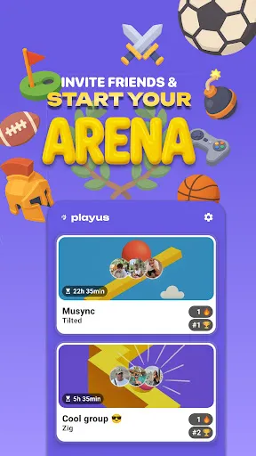 playus: Minijuegos Arena | 游戏 | XWorld