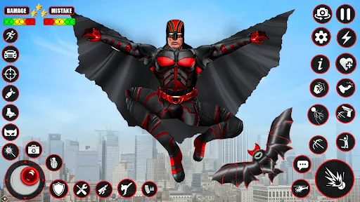 Bat Hero Dark Crime City Game | 游戏 | XWorld